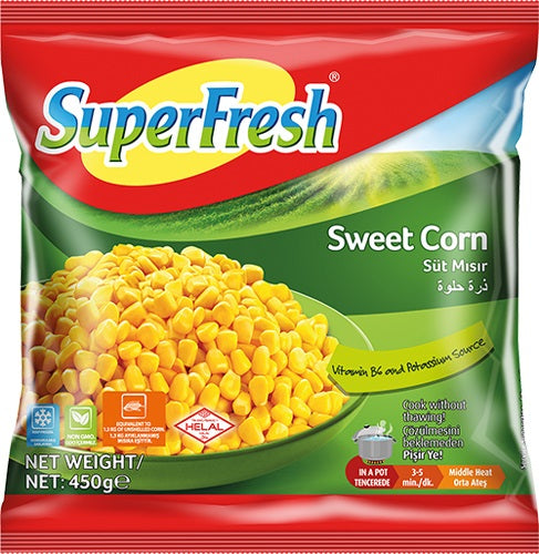 SuperFresh Dondurulmuş Misir (Corn) 450g