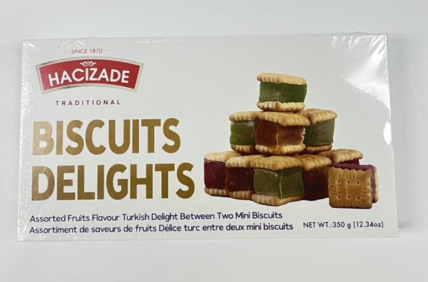 Hacizade Biscuits Delights Assorted Fruits 350g