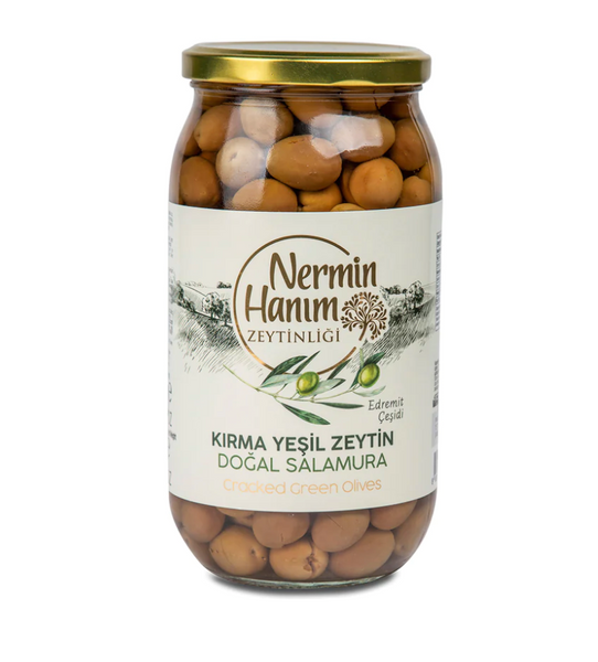 Nermin Hanim Crack Green Olives 650g