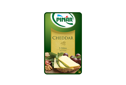 Pinar Sliced Cheddar Cheese 200g