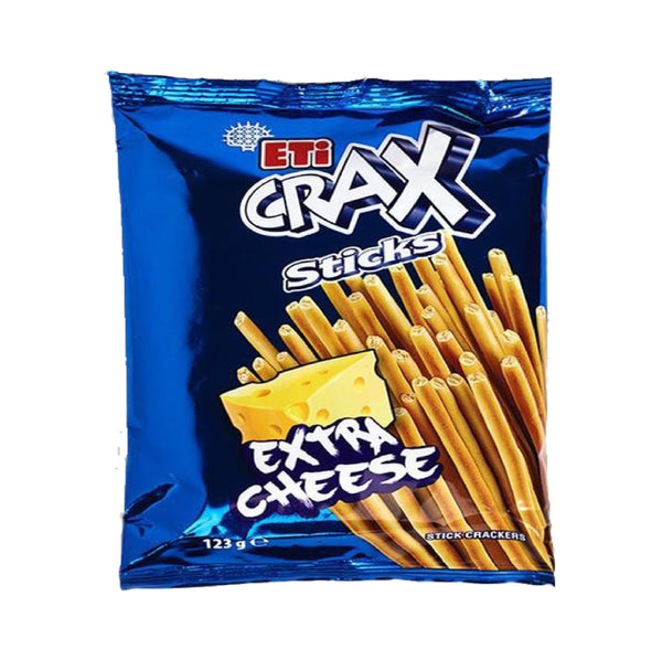 Eti Crax Extra Cheese Stick Crackers 123g