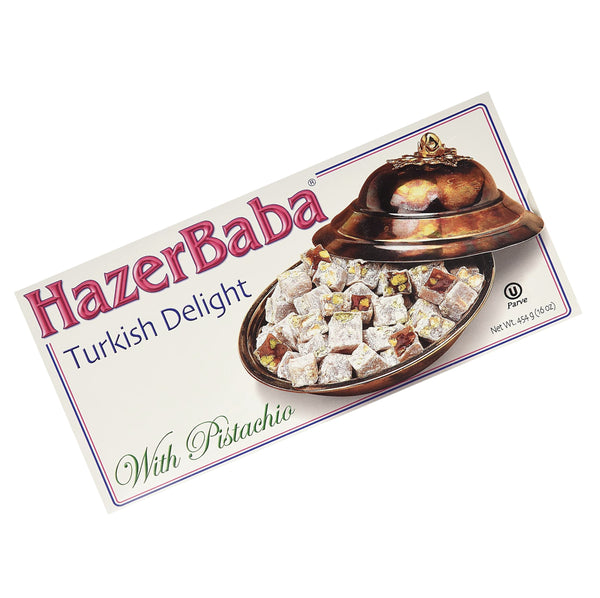 HazerBaba Turkish Delight w/Pistachio 454g