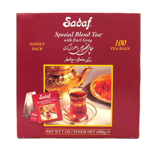 Sadaf Tea Earl Grey (100 Tea Bags)