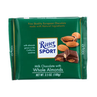 Ritter Sport Whole Almonds Chocolate Bar 100g