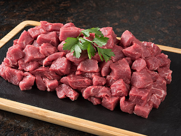 Halal Beef: Cubes for Stew per lb (Dana Kusbasi)