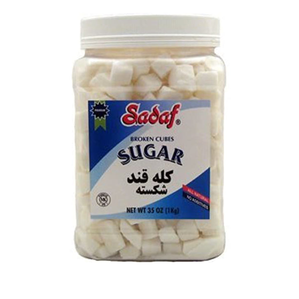 Sadaf White Broken Sugar Cubes 1kg