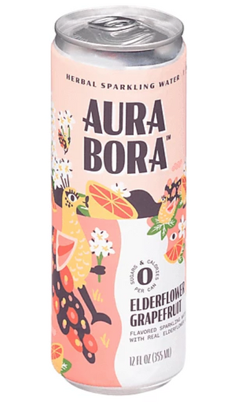 Aura Bora Elderflower Grapefruit 12oz