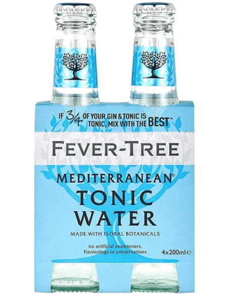 Fever Tree Mediterranean Tonic Water 4PC