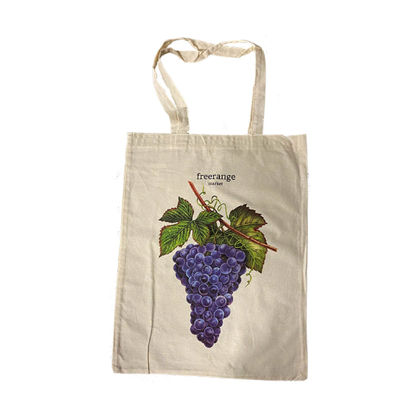 Freerange Grape Pattern Reusable Shopping Bag