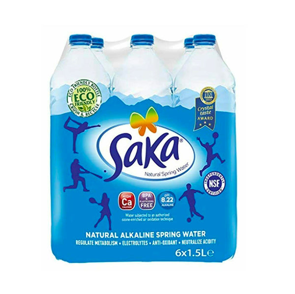 Saka Natural Alkaline Water 6x1500ml