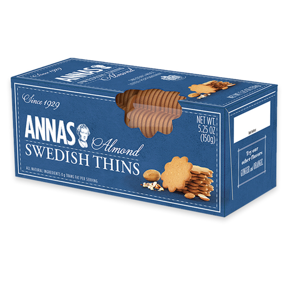 Annas Swedish Almond Thins 5.25oz