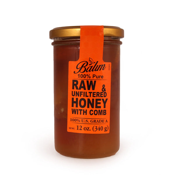 Balim Raw Unfiltered Honey With Comb 340g