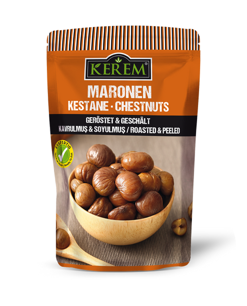 Kerem Chestnuts Roasted & Peeled / Kavrulmus Kestane 125g
