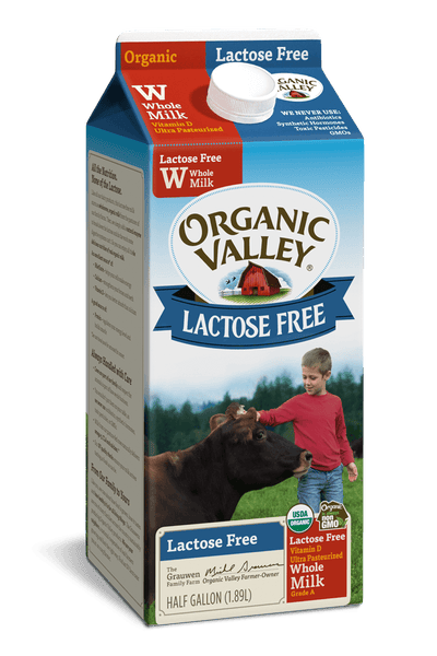 Organic Valley Lactose Free Whole Milk 1.89L